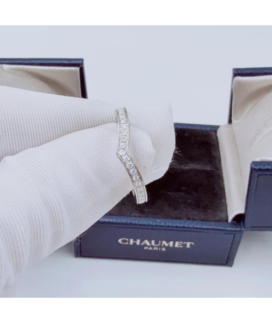 CHAUMET Белое платиновое кольцо, фото 4