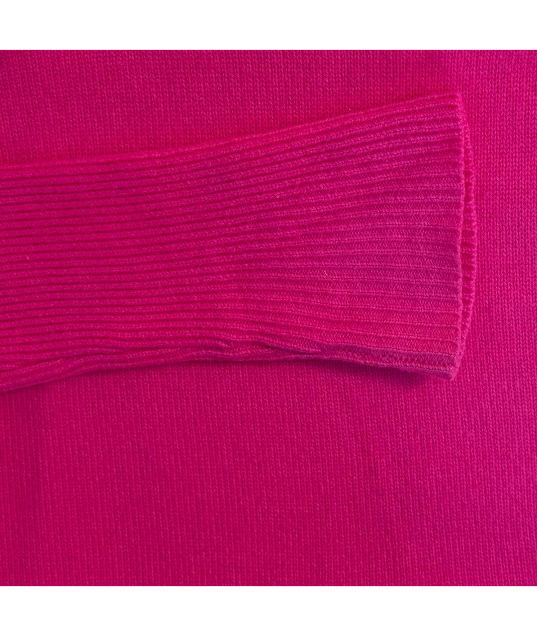VICTORIA BECKHAM Розовая кашемировая водолазка, фото 5