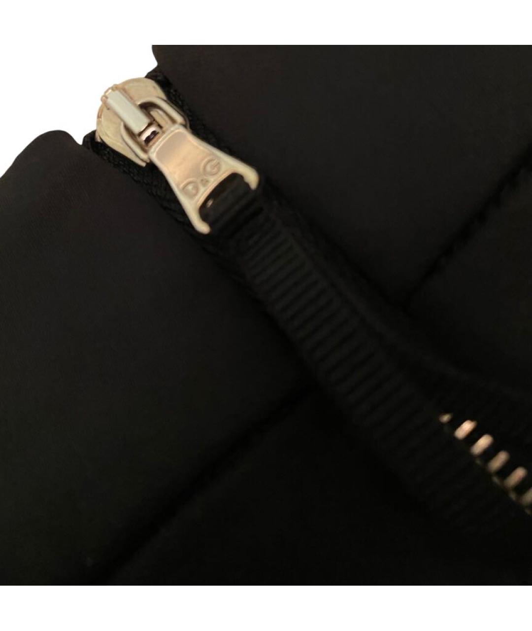 DOLCE&GABBANA Черная юбка мини, фото 5