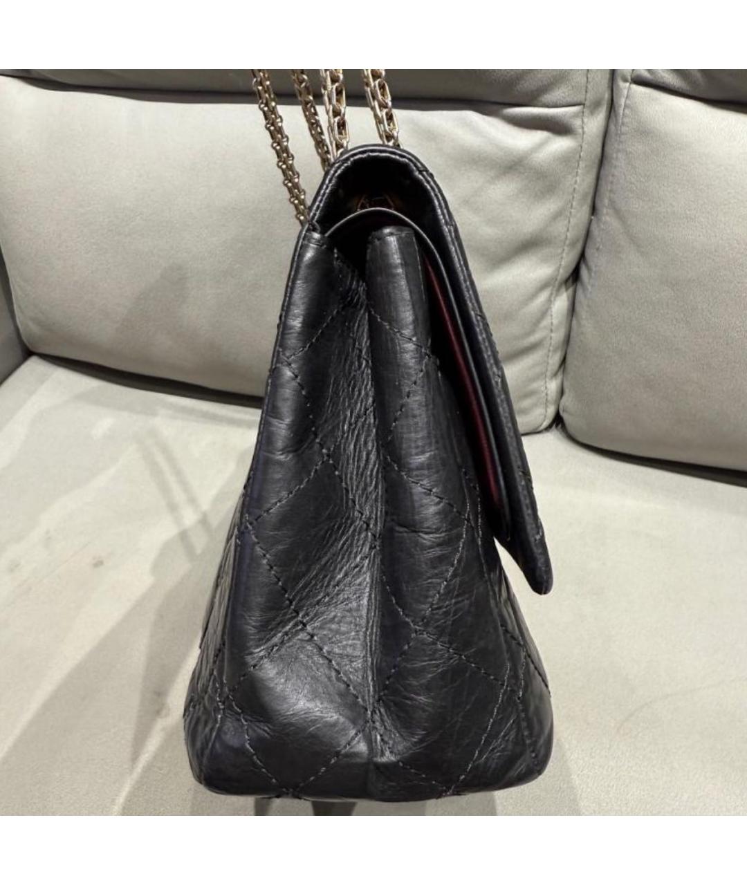 CHANEL Черная кожаная сумка через плечо, фото 3
