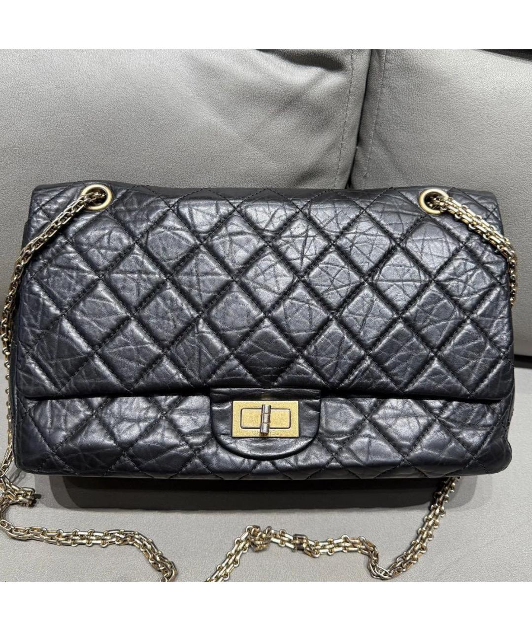 CHANEL Черная кожаная сумка через плечо, фото 9