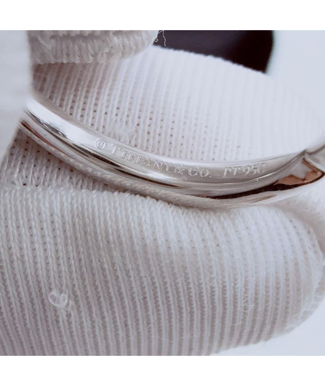 TIFFANY&CO Белое платиновое кольцо, фото 7