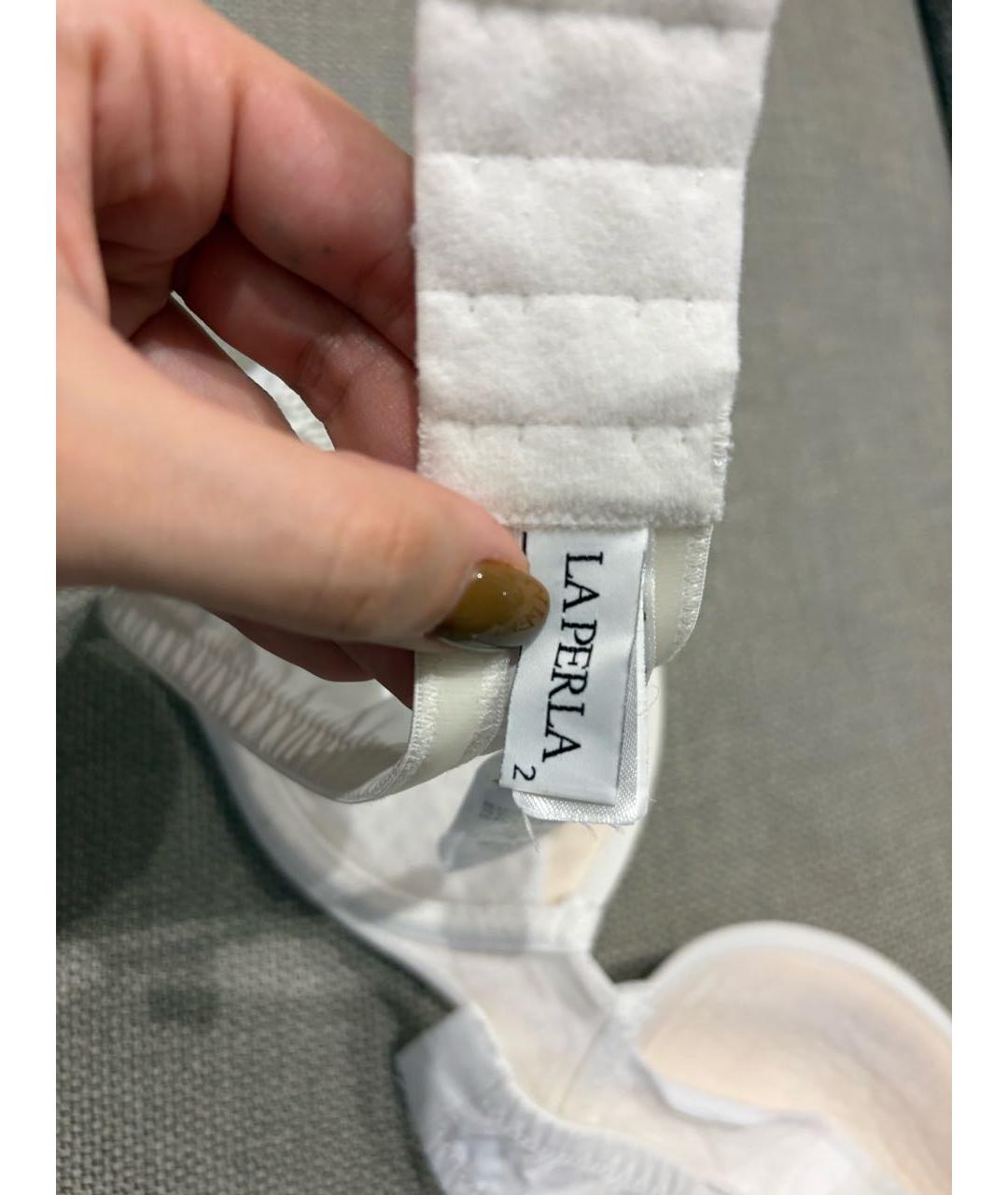 LA PERLA Белый бюстгалтеры, фото 3