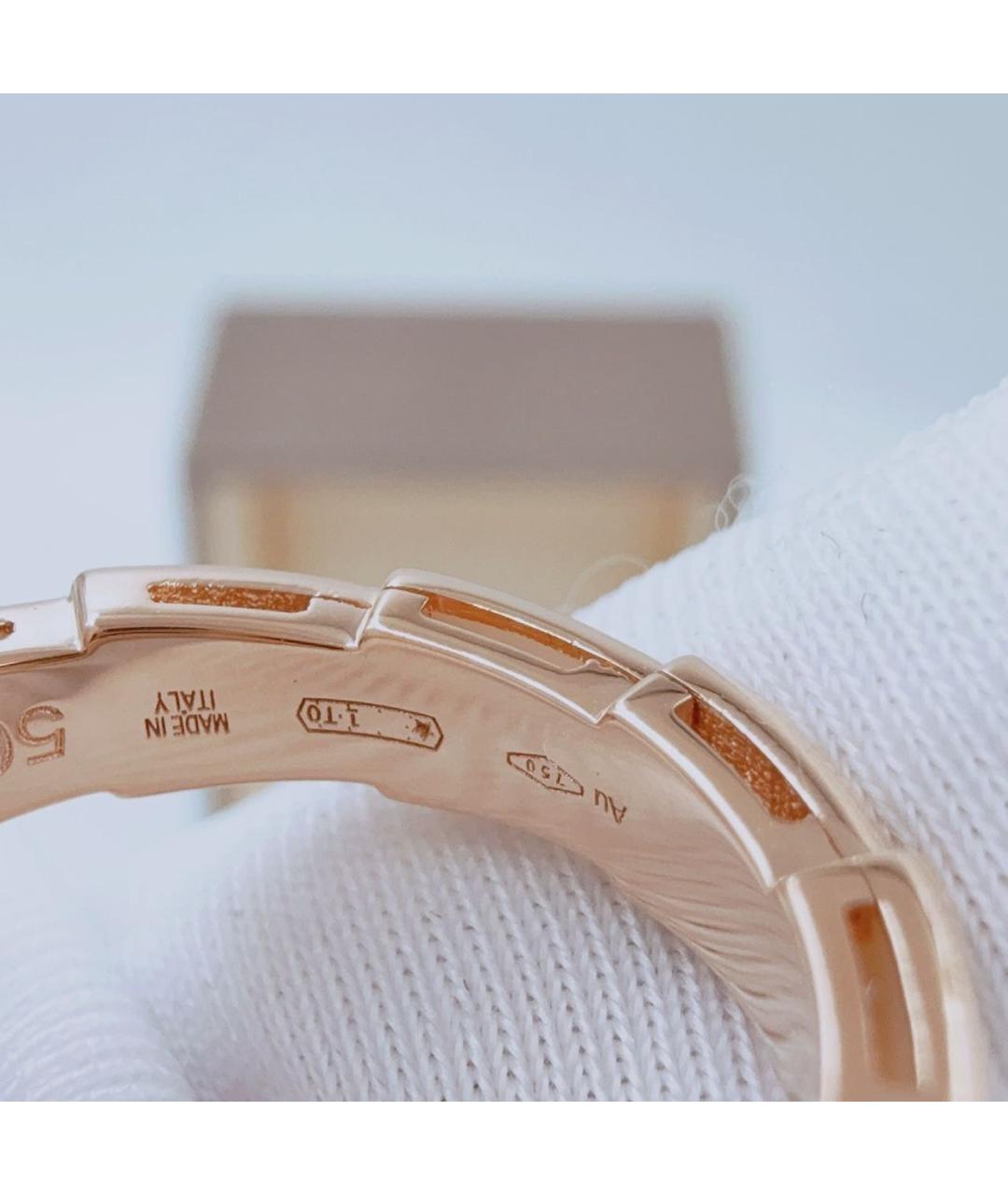 BVLGARI Розовое кольцо из розового золота, фото 6