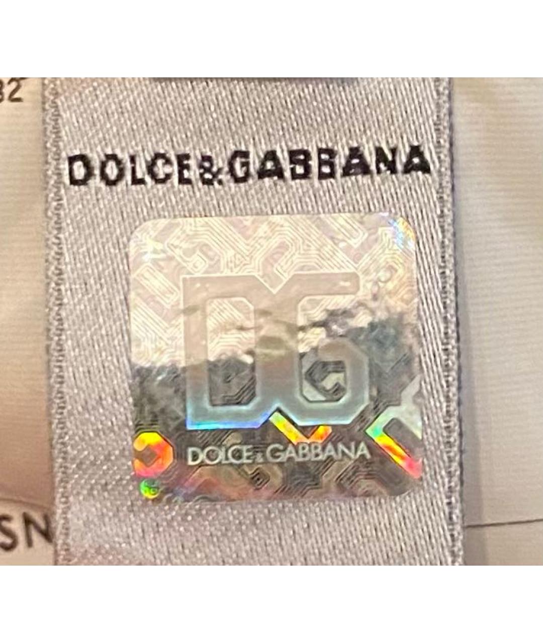 DOLCE&GABBANA Черная шелковая майка, фото 7