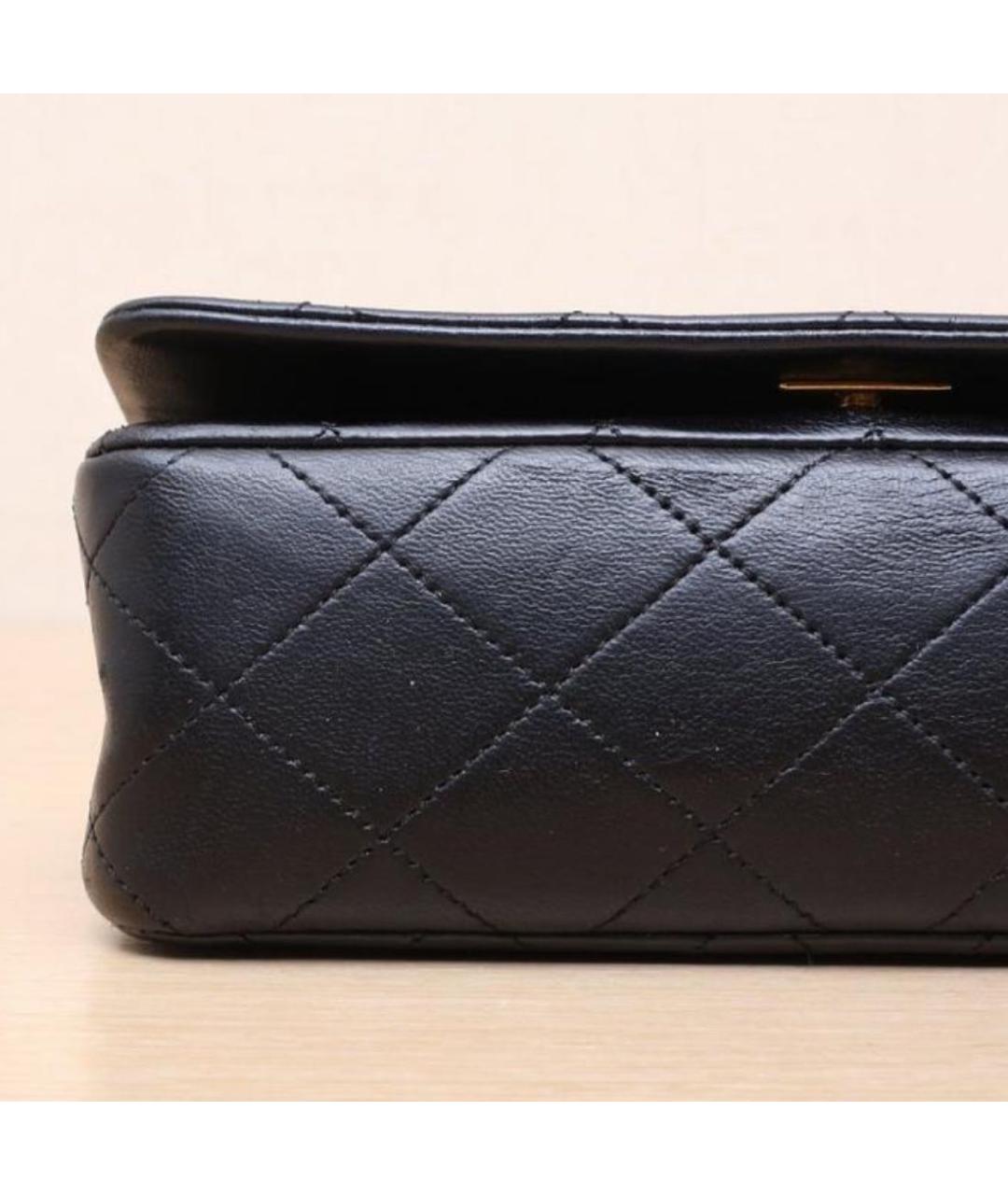 CHANEL Черная кожаная сумка через плечо, фото 2