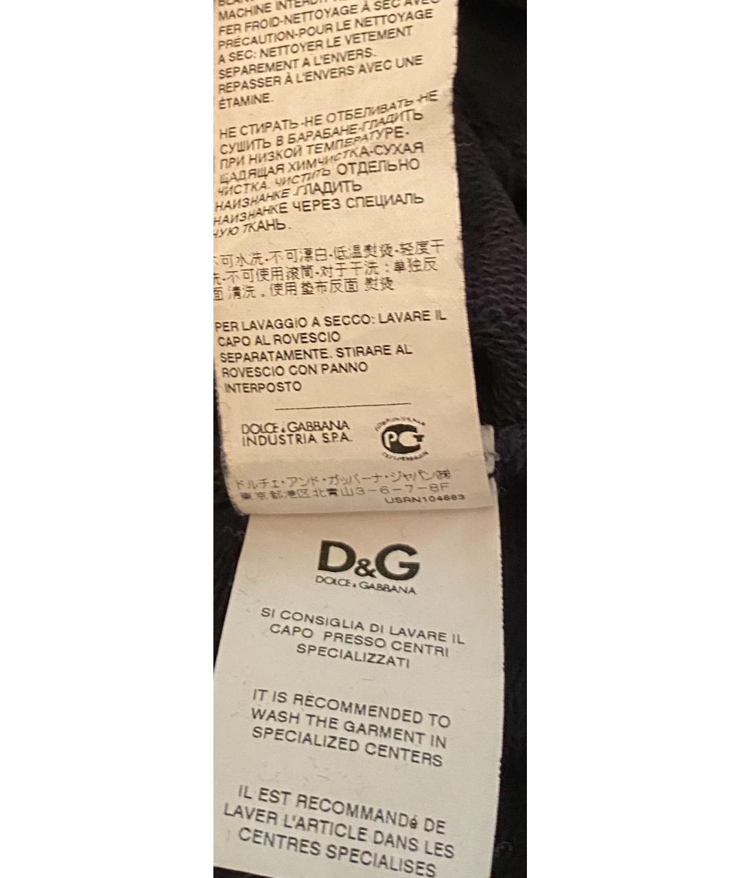 DOLCE&GABBANA Черное повседневное платье, фото 8