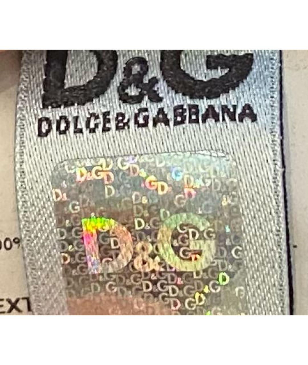 DOLCE&GABBANA Черное повседневное платье, фото 6