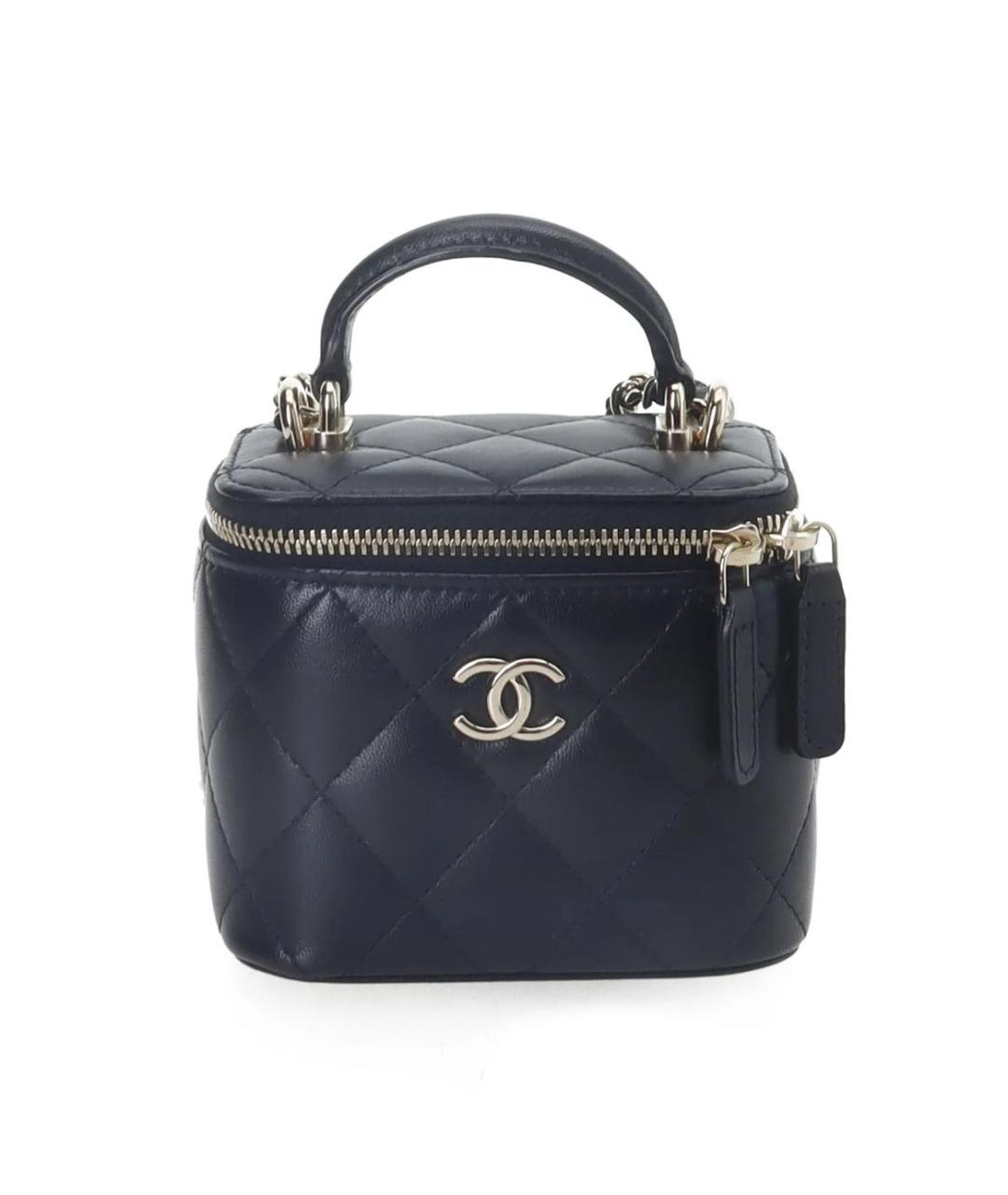 CHANEL Черная кожаная сумка через плечо, фото 9