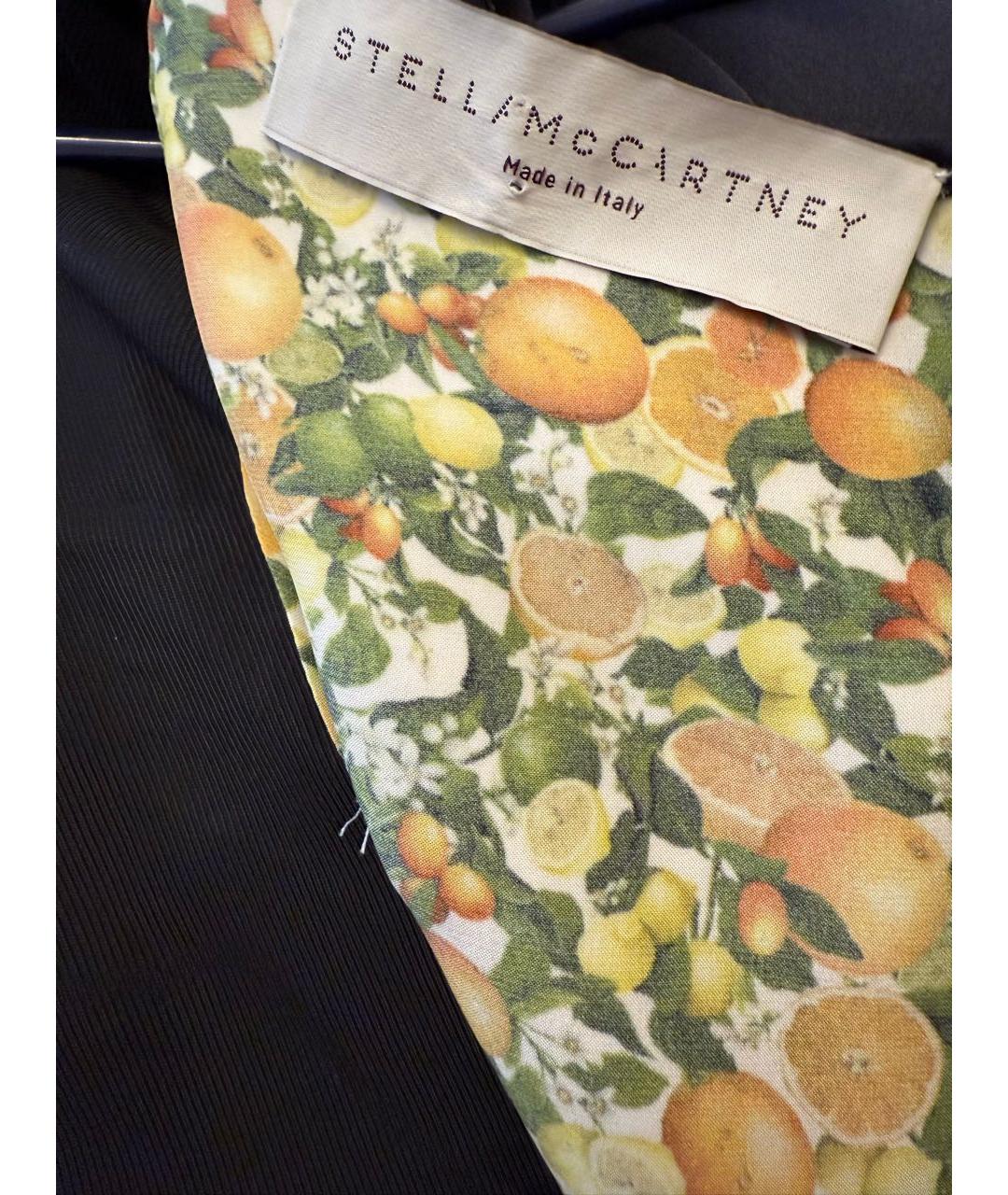 STELLA MCCARTNEY Мульти шелковое коктейльное платье, фото 3