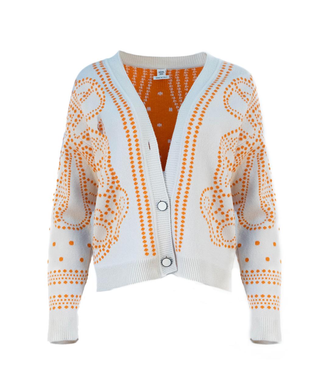 HERMES Мульти кашемировый кардиган, фото 1