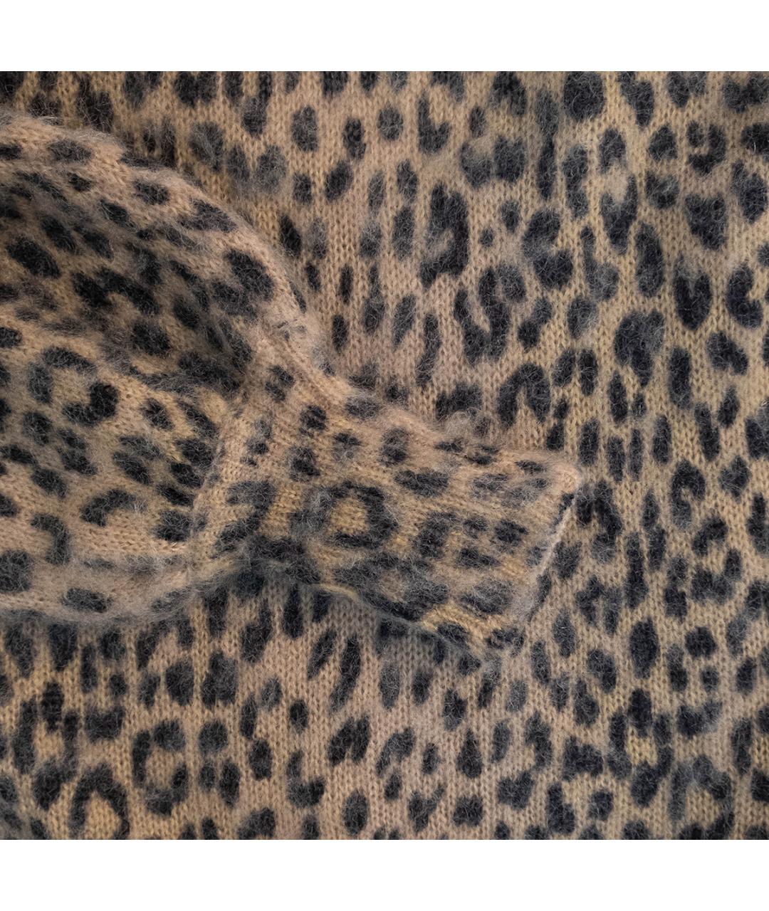 MAJE Коричневый шерстяной джемпер / свитер, фото 5