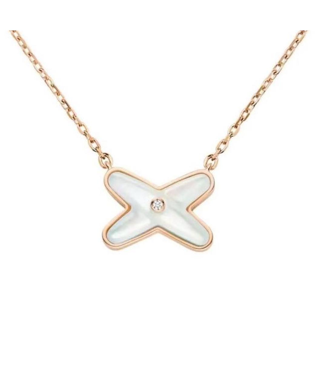 CHAUMET Белое колье из розового золота, фото 1