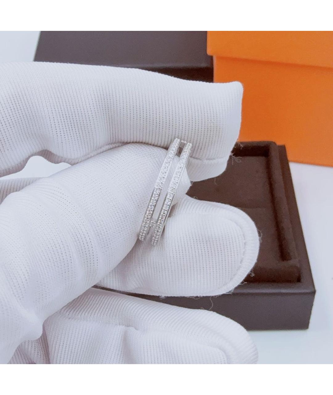 HERMES Белое кольцо из белого золота, фото 5