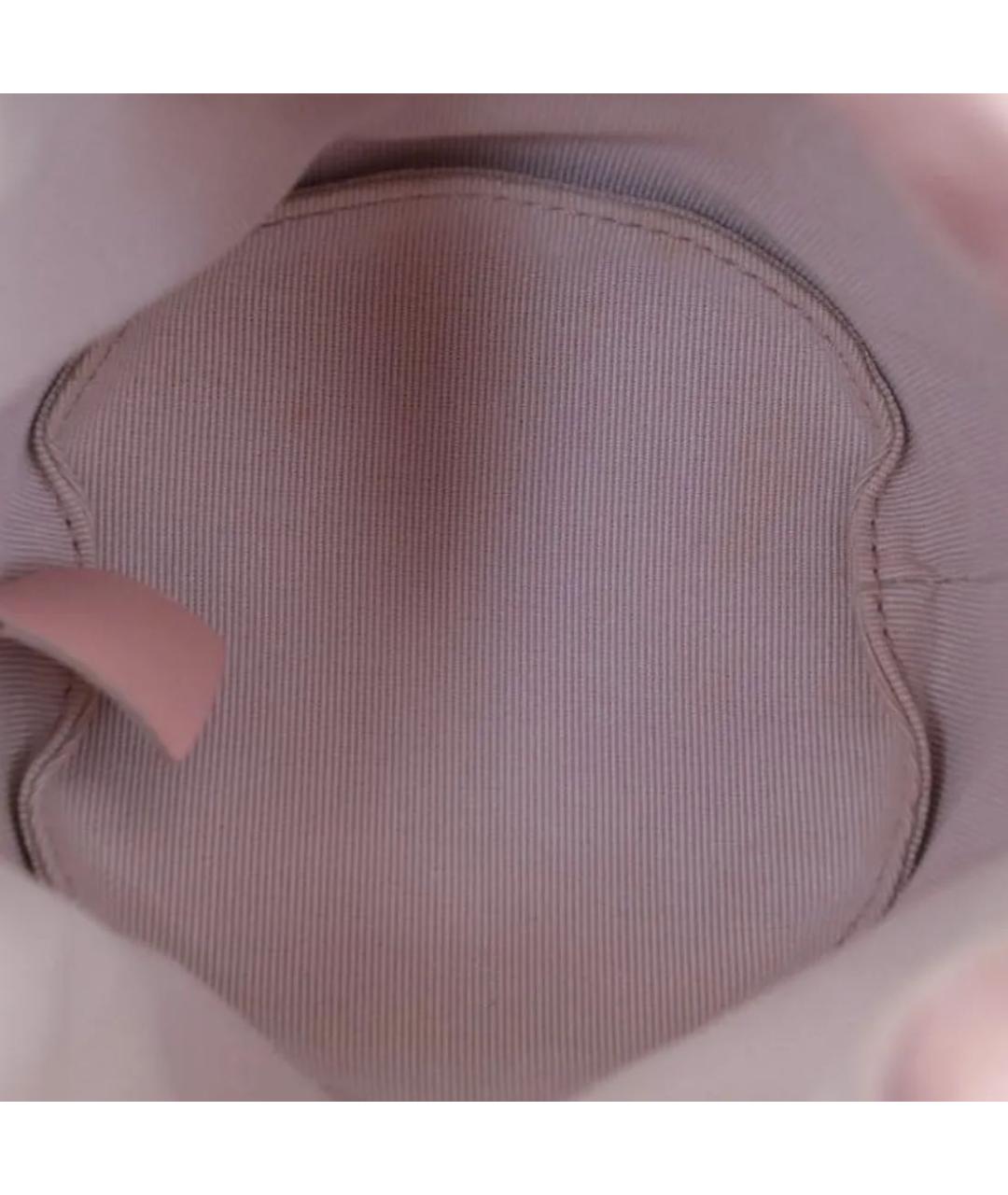 CHANEL Розовая кожаная сумка через плечо, фото 3