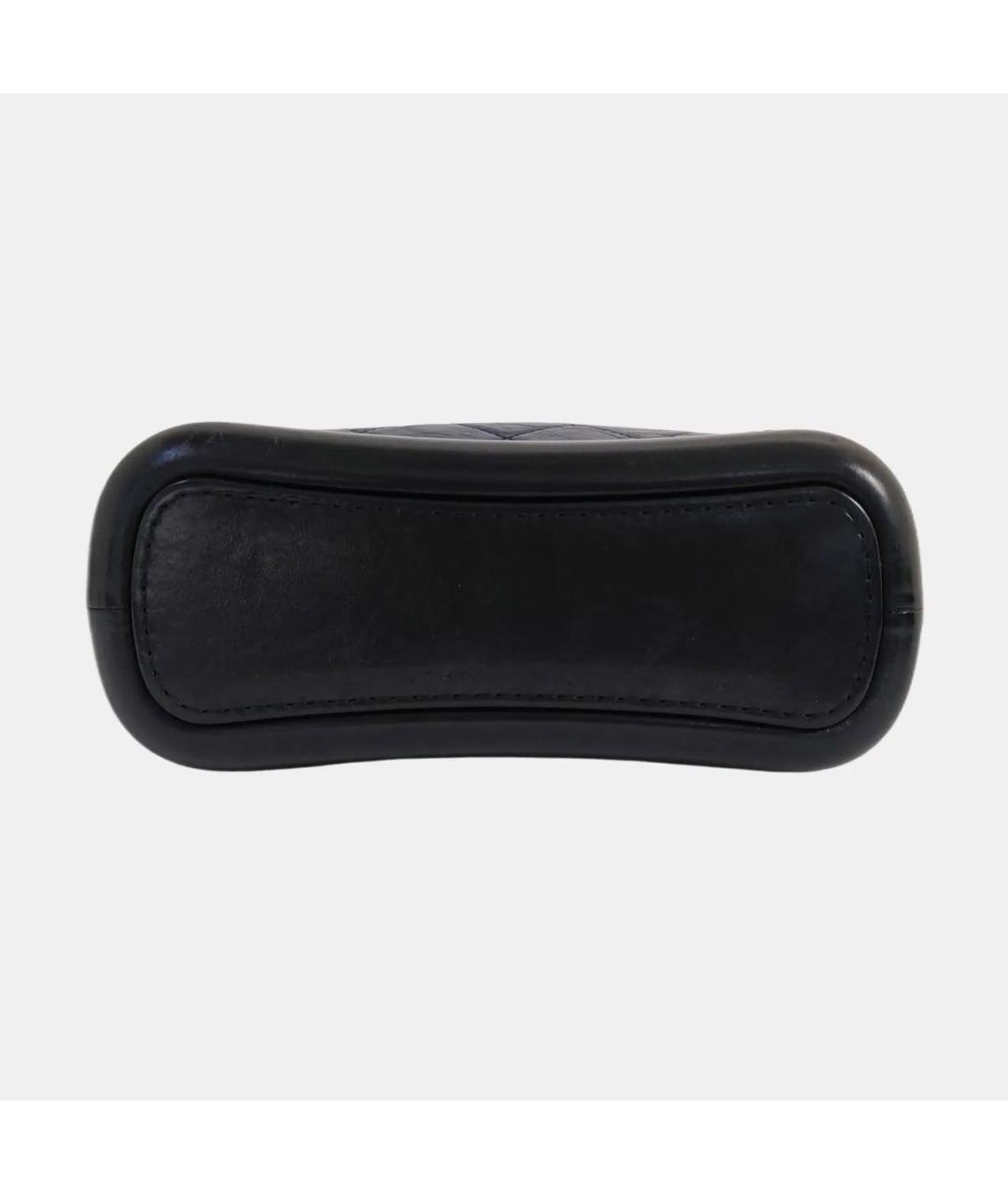 CHANEL Темно-синяя кожаная сумка через плечо, фото 5