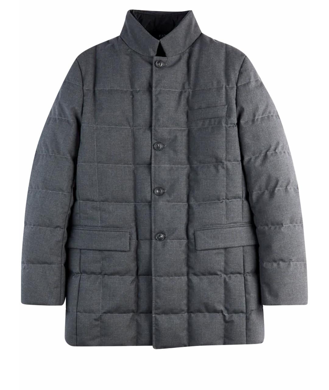 MOORER Серая шерстяная куртка, фото 1