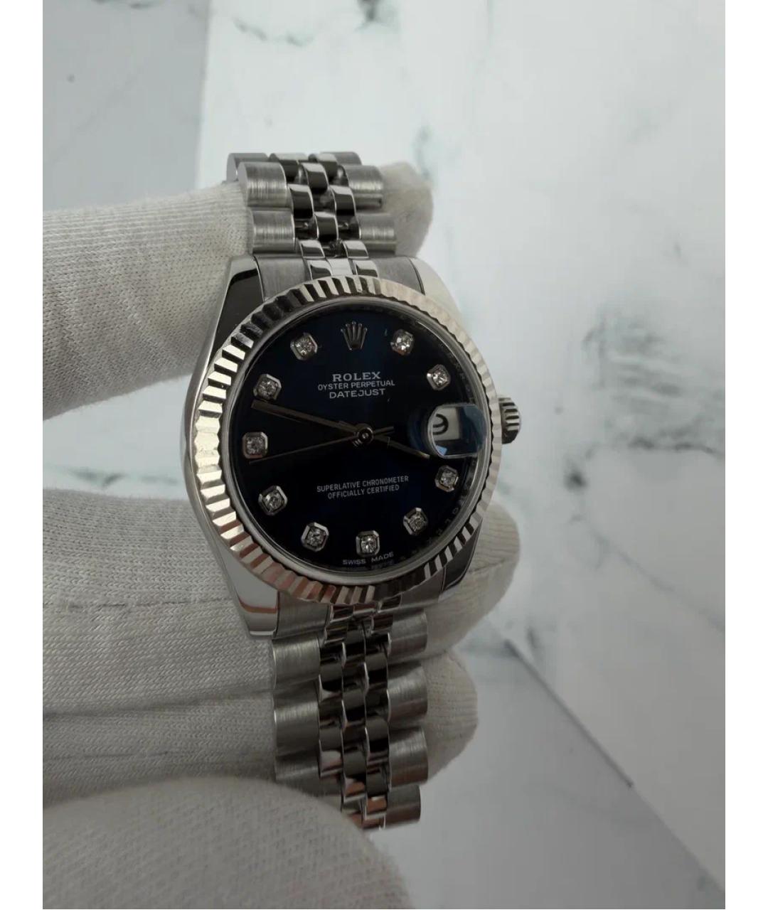 ROLEX Серебряные часы из белого золота, фото 3