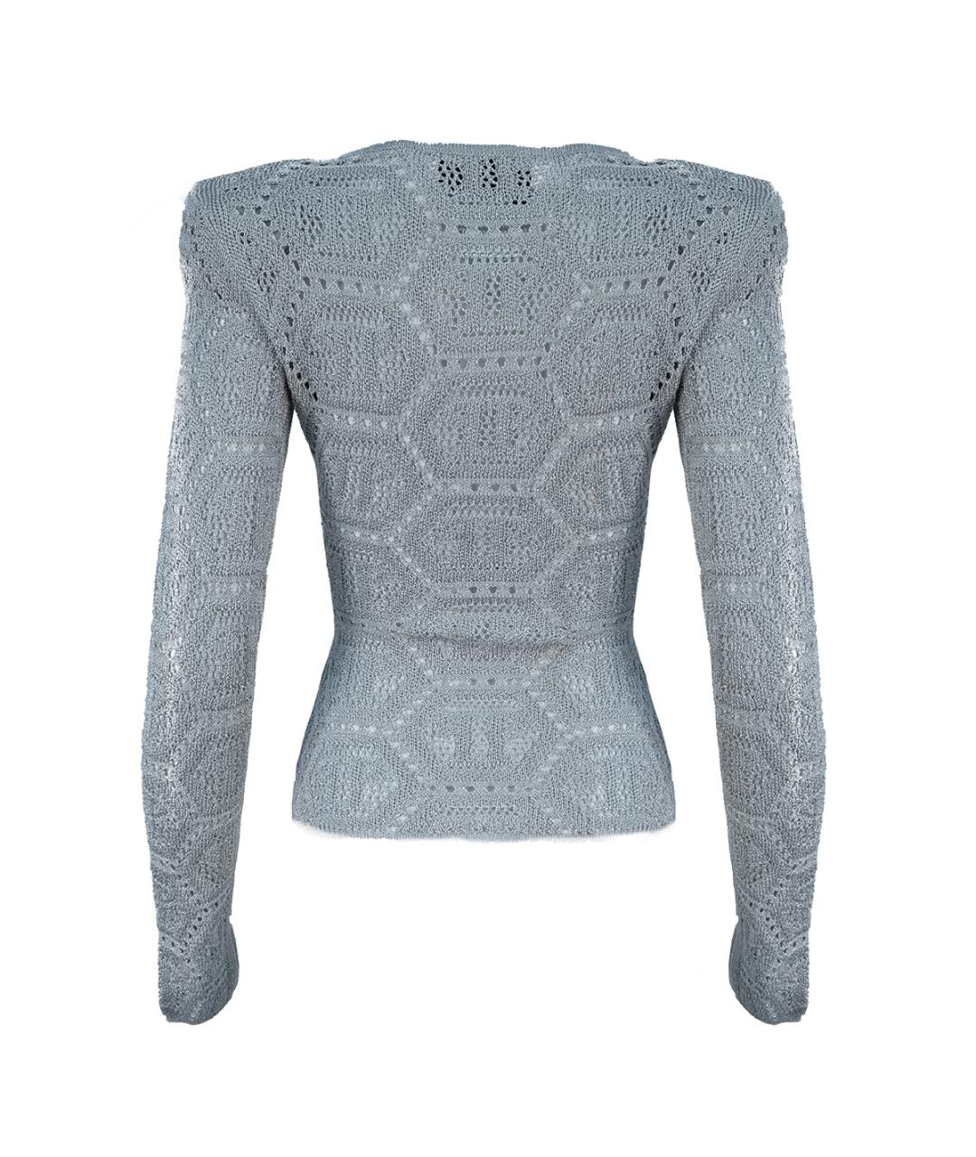 PHILIPP PLEIN Серый ацетатный джемпер / свитер, фото 2