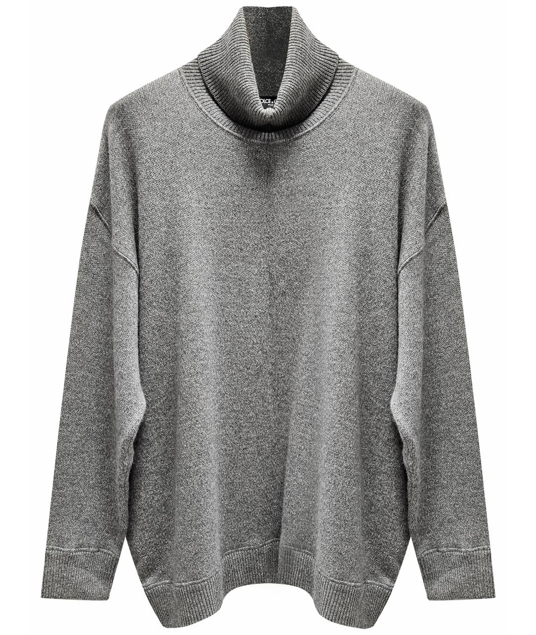 DOLCE&GABBANA Серый кашемировый джемпер / свитер, фото 1