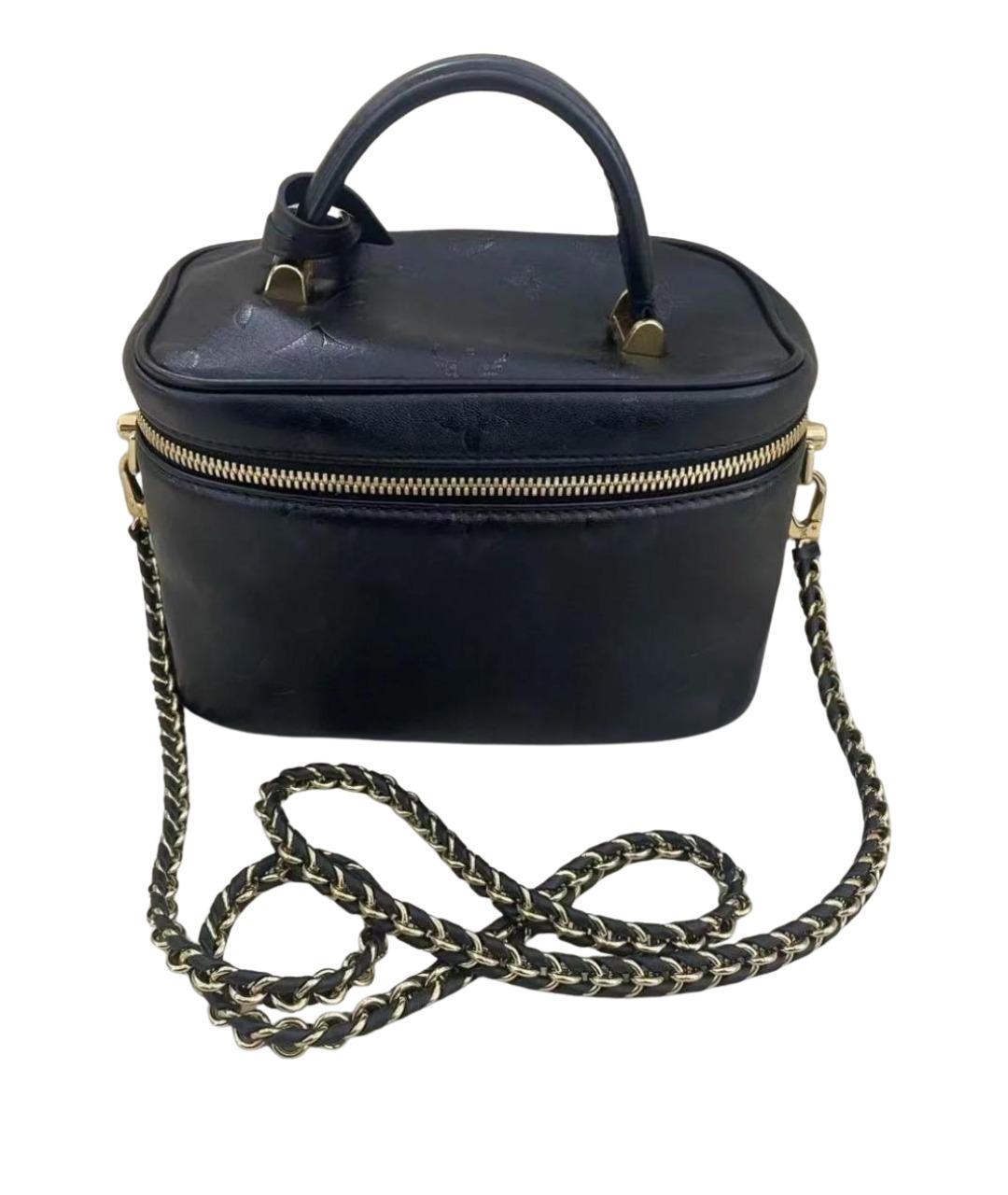 LOUIS VUITTON Черная кожаная сумка через плечо, фото 1