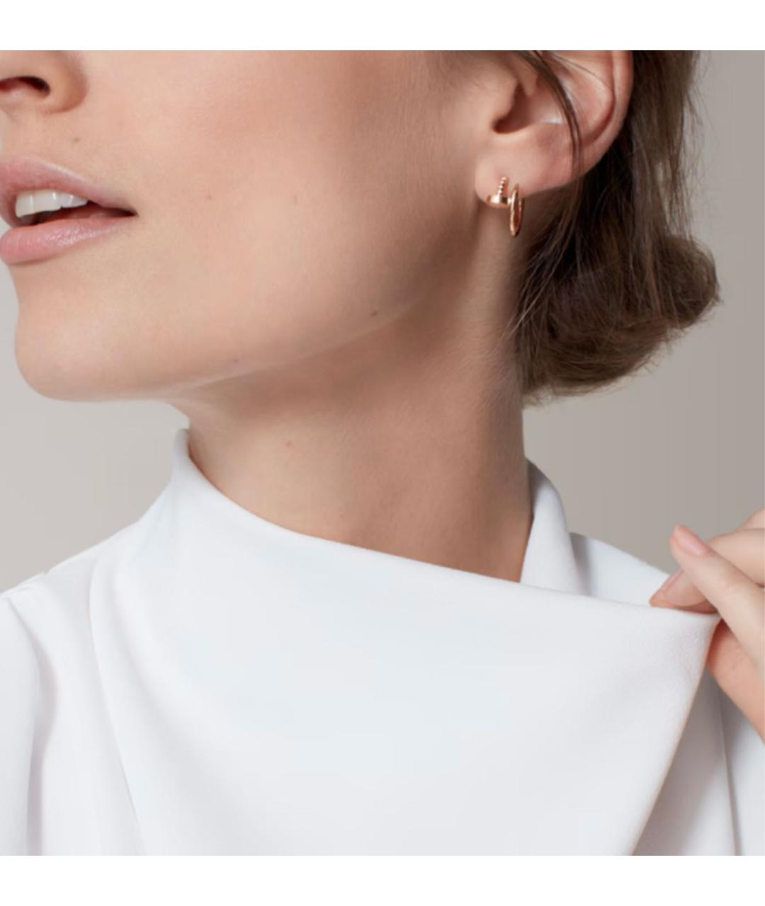 CARTIER Желтые серьги из желтого золота, фото 4