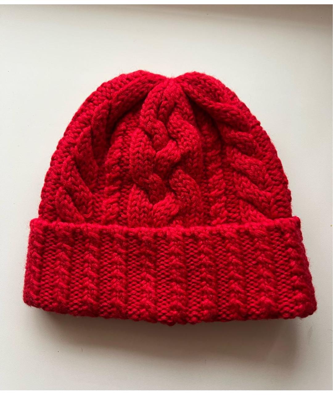 Ami Paris Красная шерстяная шапка, фото 5