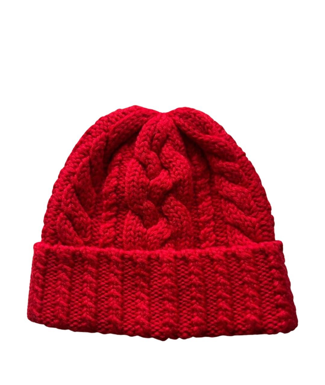 Ami Paris Красная шерстяная шапка, фото 1
