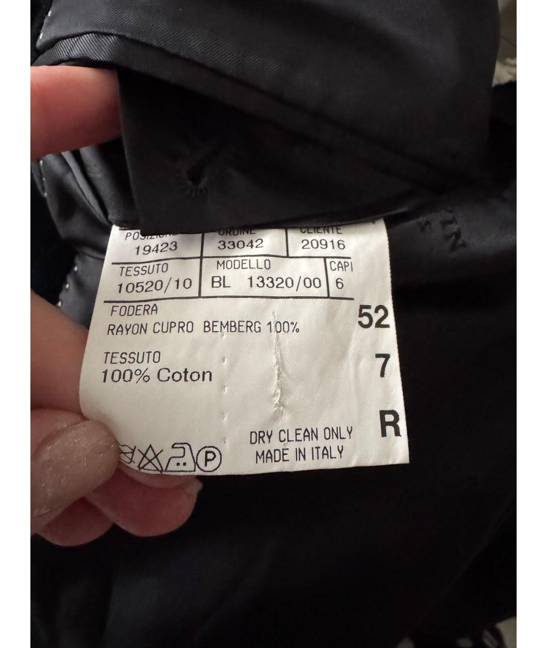 LANVIN Черный бархатный пиджак, фото 5