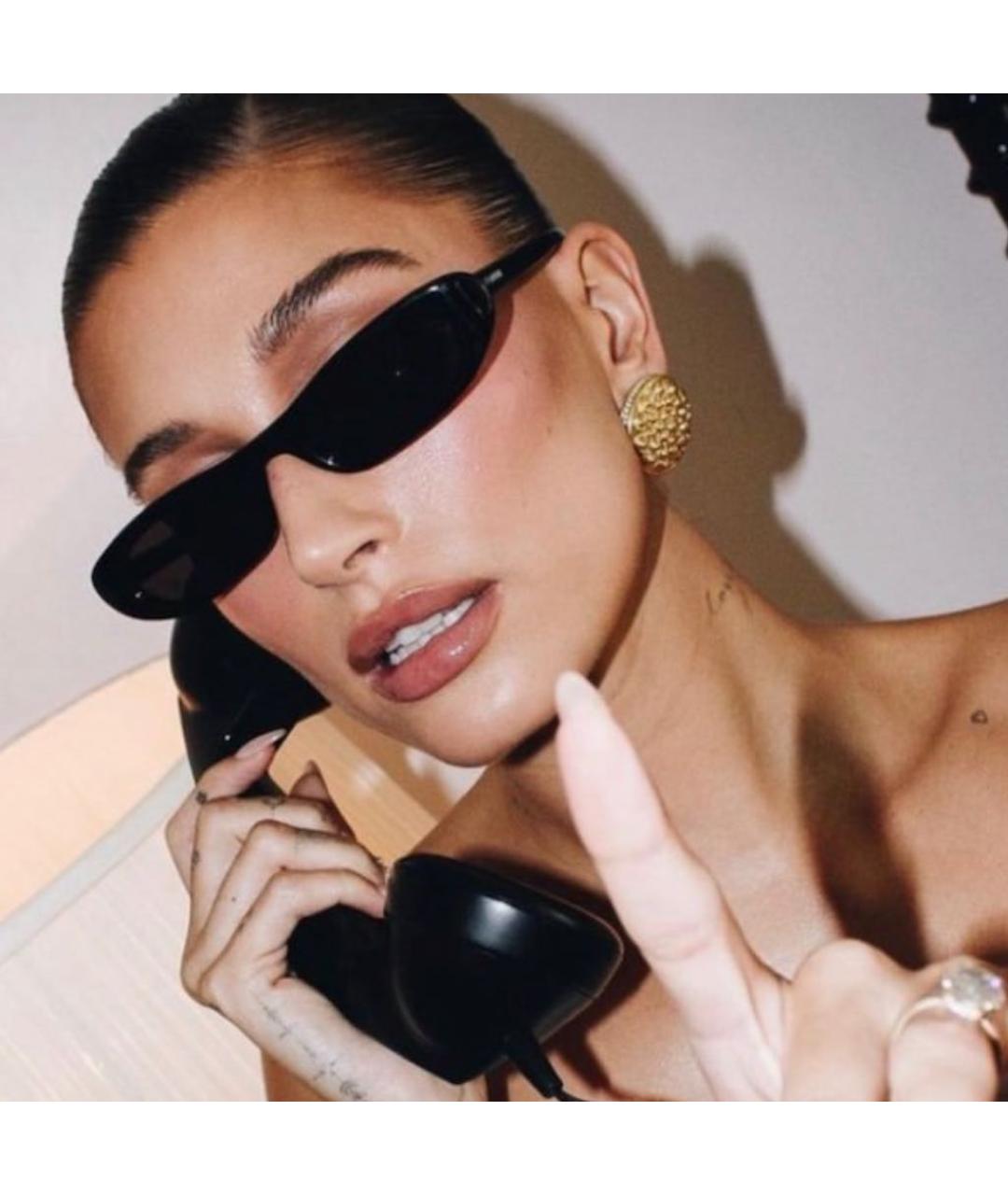 SAINT LAURENT Черные пластиковые солнцезащитные очки, фото 8