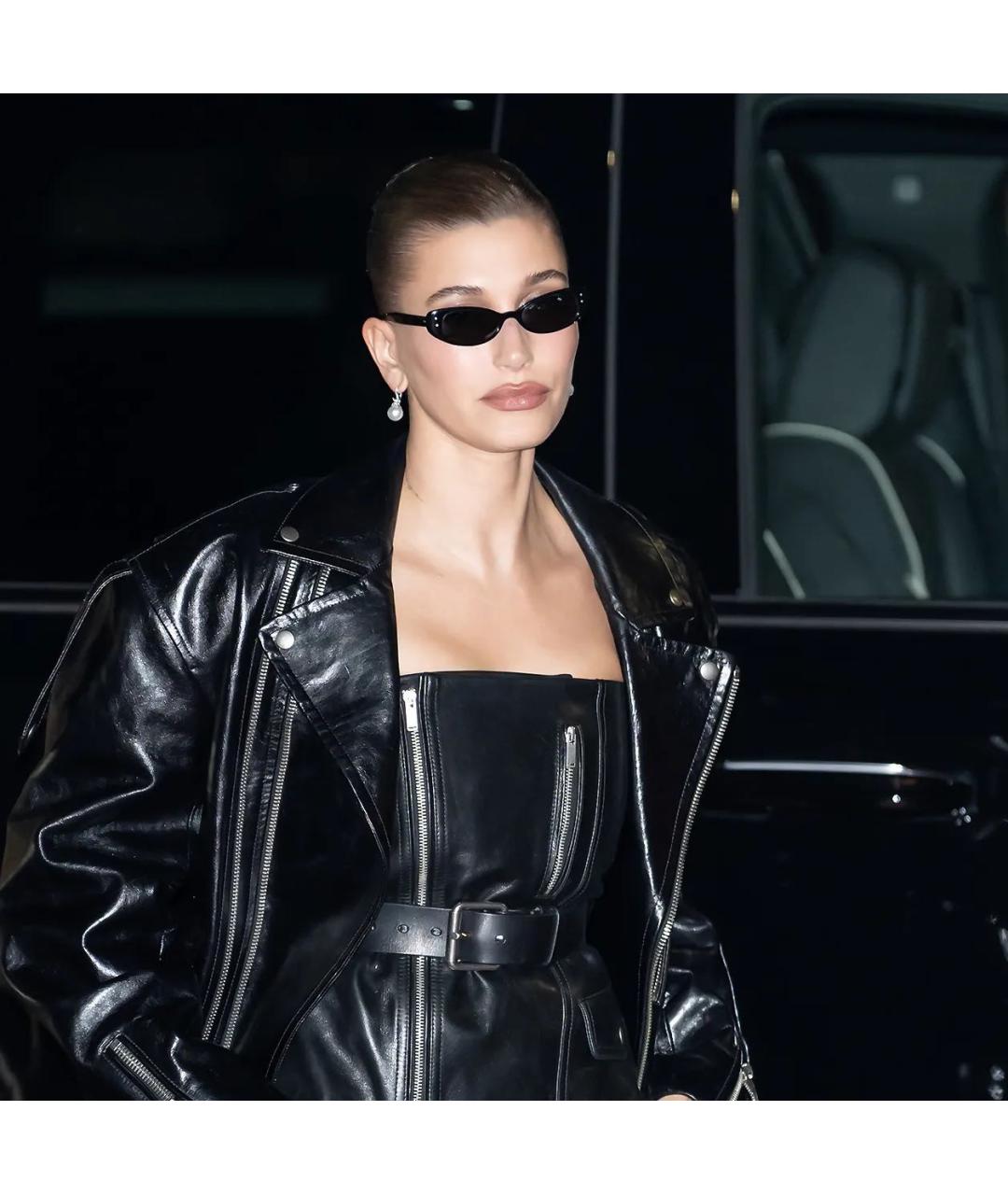 SAINT LAURENT Черные пластиковые солнцезащитные очки, фото 6