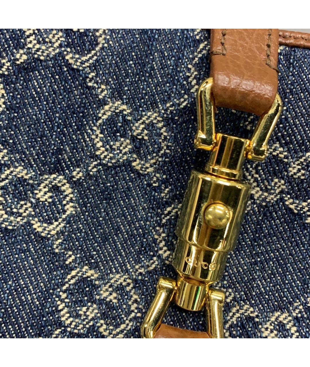 GUCCI Синяя кожаная сумка через плечо, фото 7