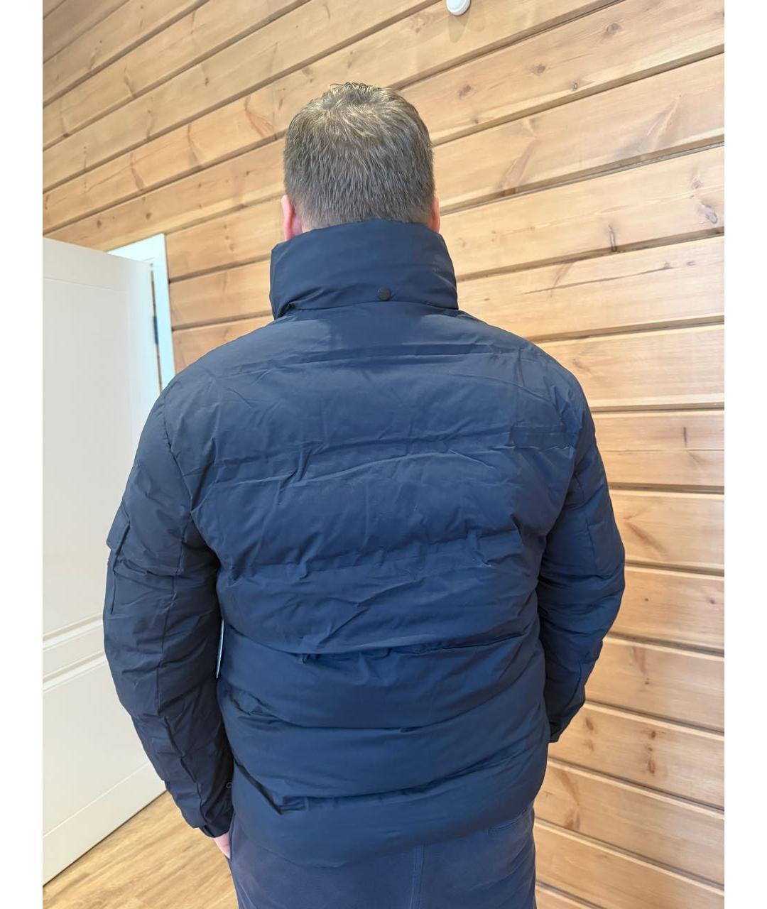 MICHAEL KORS Темно-синий полиэстеровый пуховик, фото 3