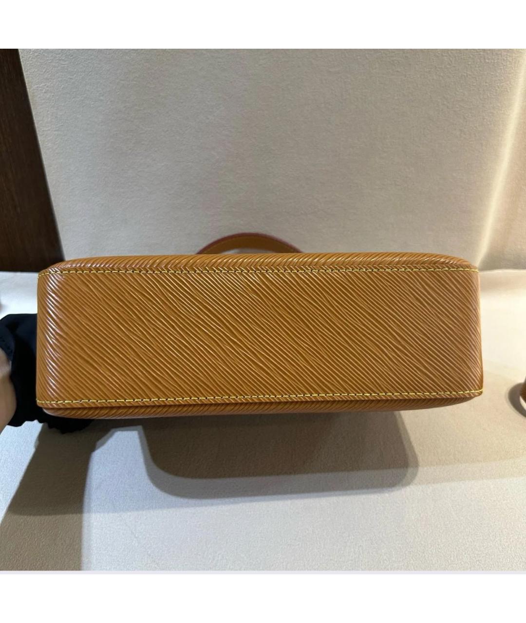 LOUIS VUITTON Оранжевая кожаная сумка через плечо, фото 6