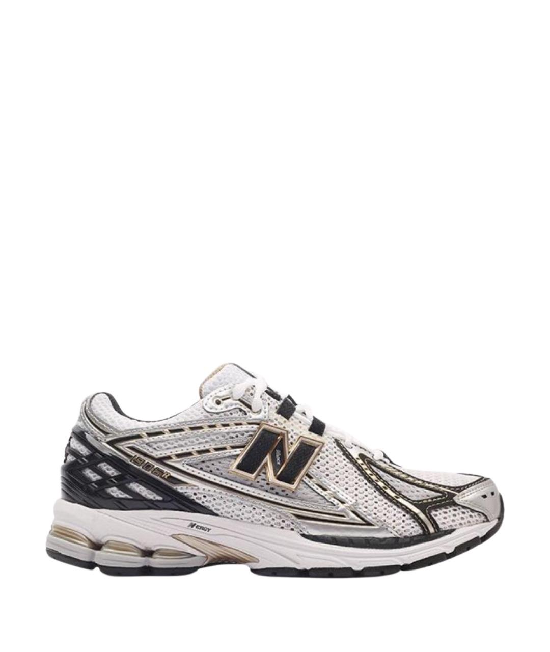 NEW BALANCE Белые текстильные кроссовки, фото 1