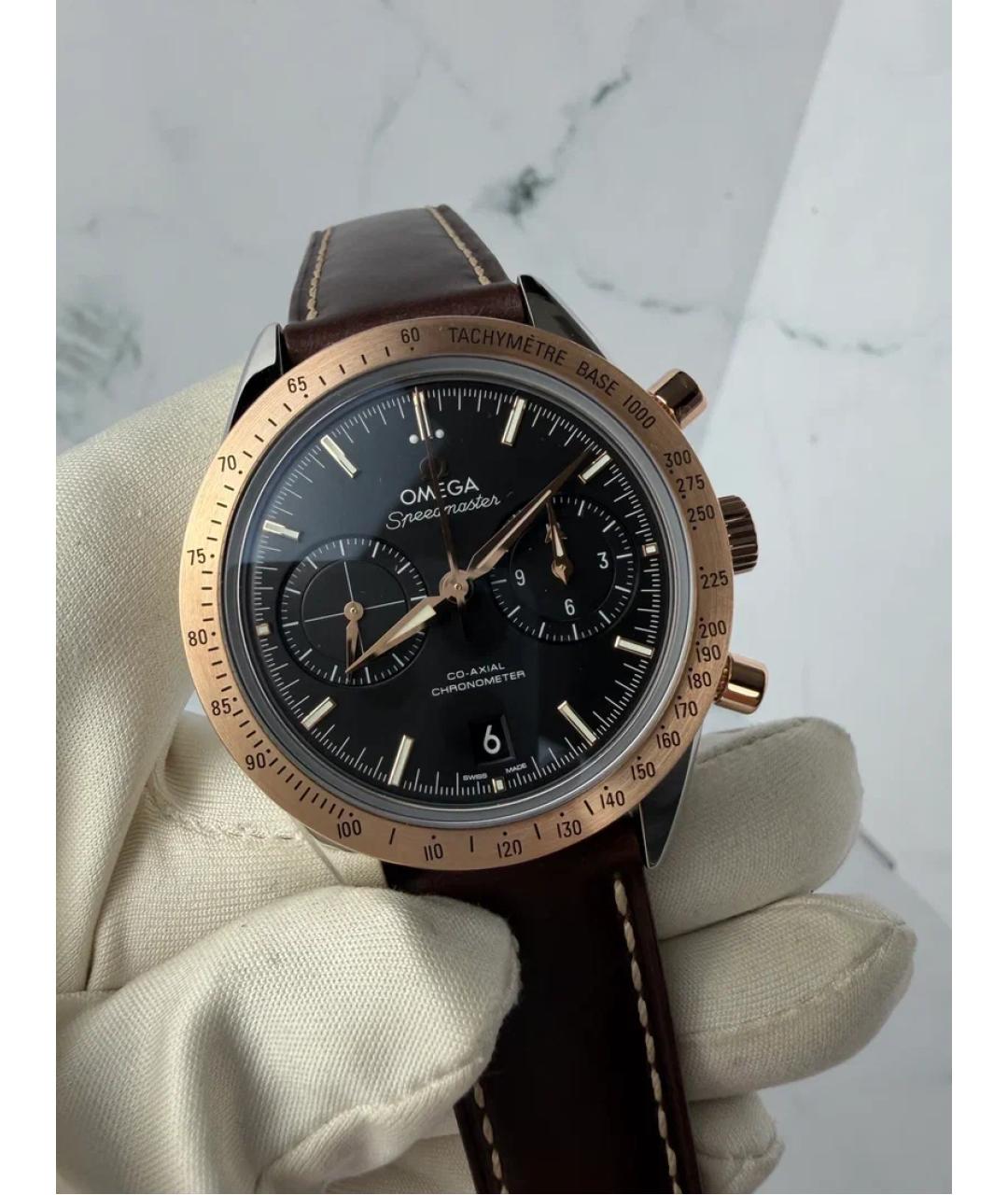 OMEGA Золотые часы из розового золота, фото 2