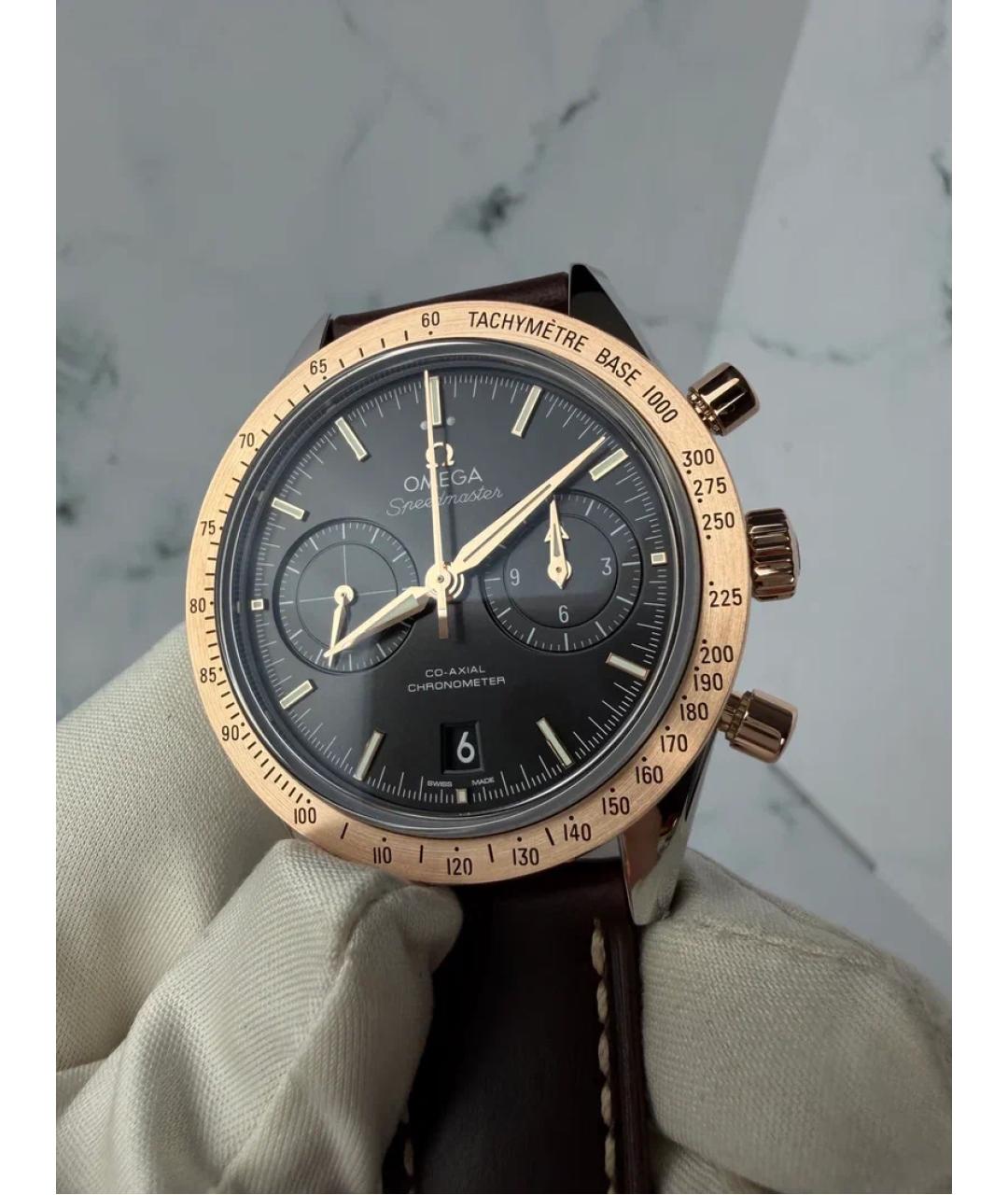 OMEGA Золотые часы из розового золота, фото 3