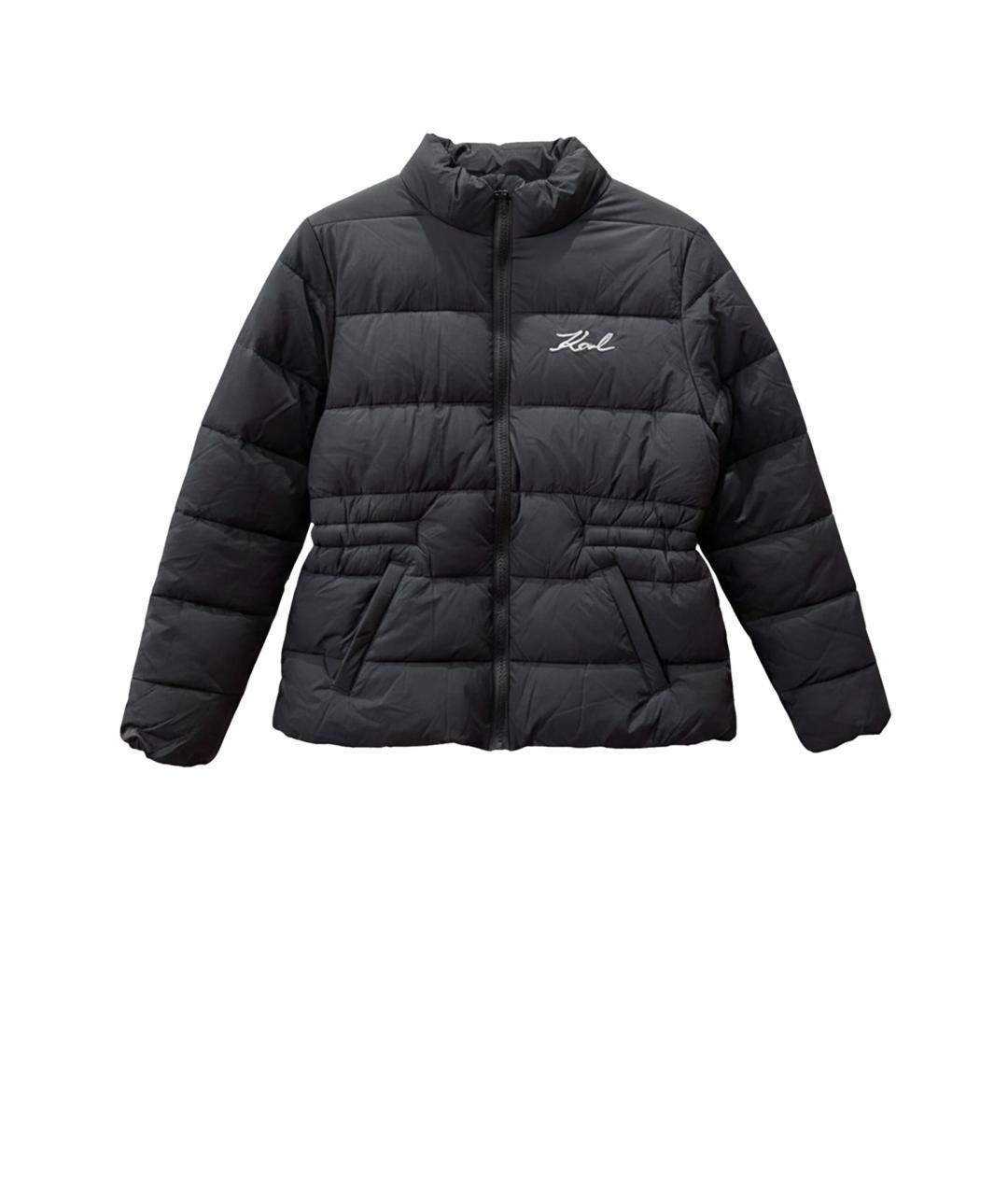 KARL LAGERFELD Черная полиэстеровая куртка, фото 1