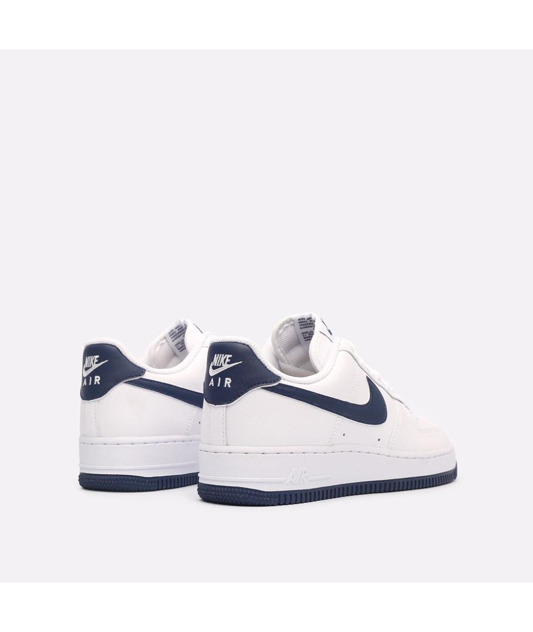 NIKE Белые кожаные низкие кроссовки / кеды, фото 4