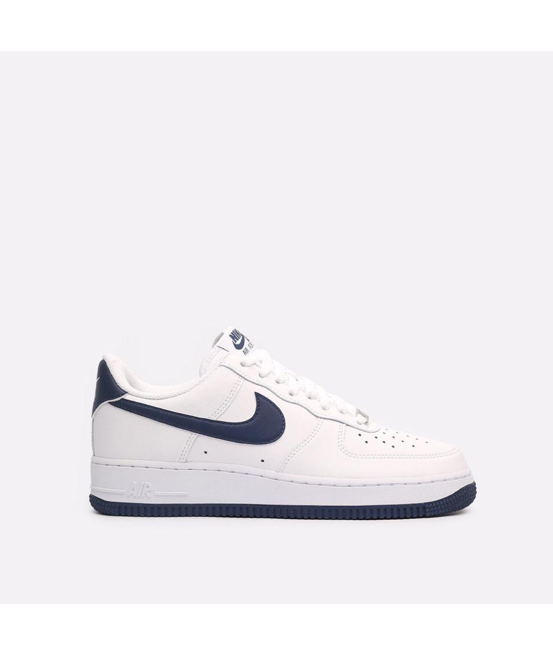 NIKE Белые кожаные низкие кроссовки / кеды, фото 6