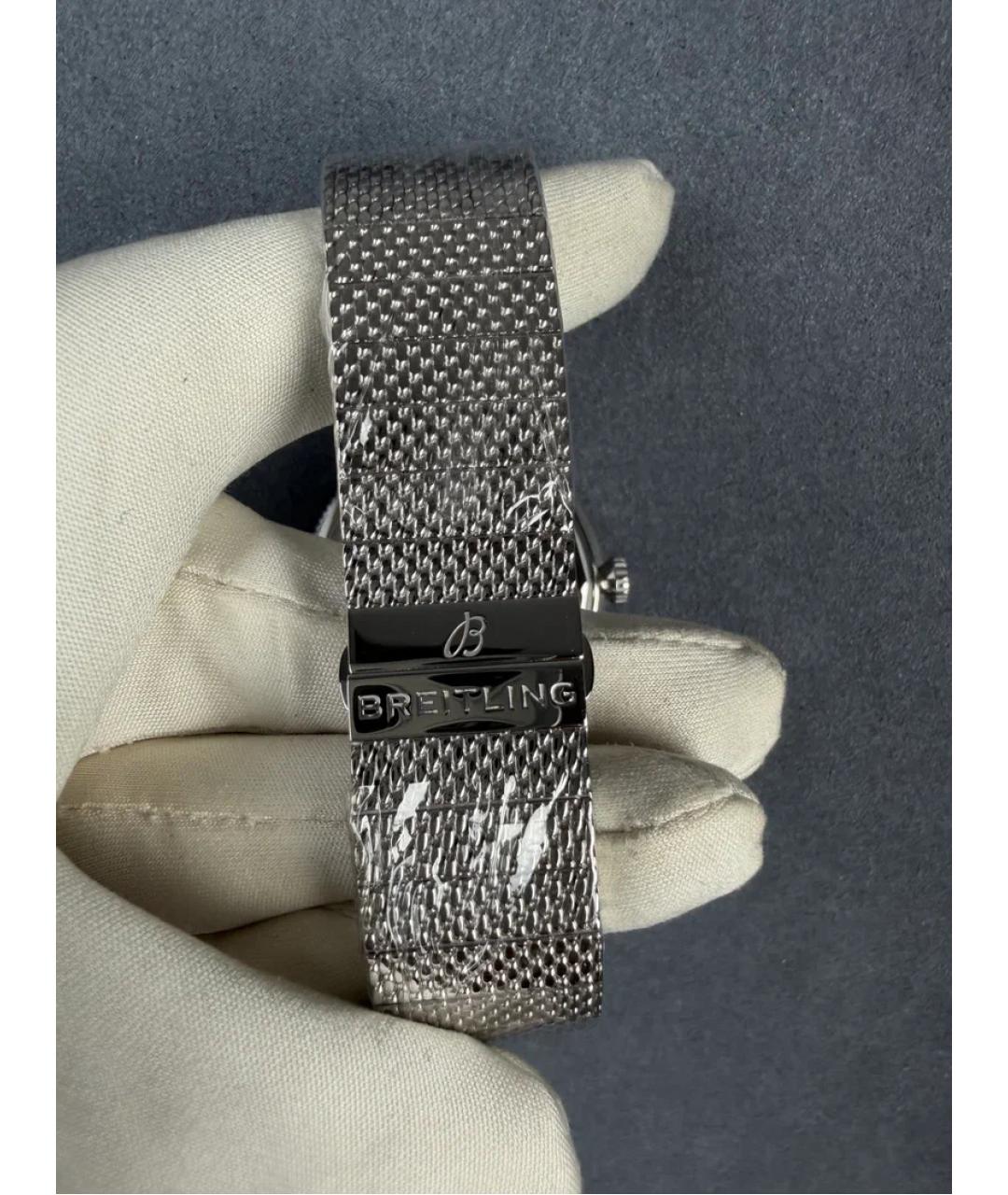 BREITLING Синие металлические часы, фото 6