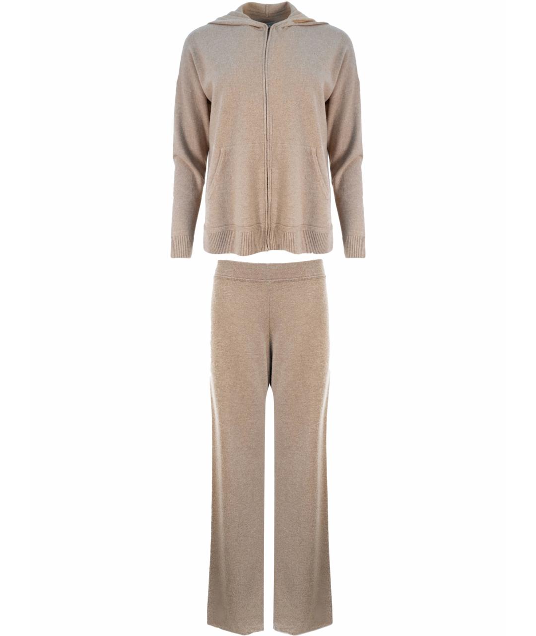 FALCONERI Бежевый кашемировый костюм с брюками, фото 1