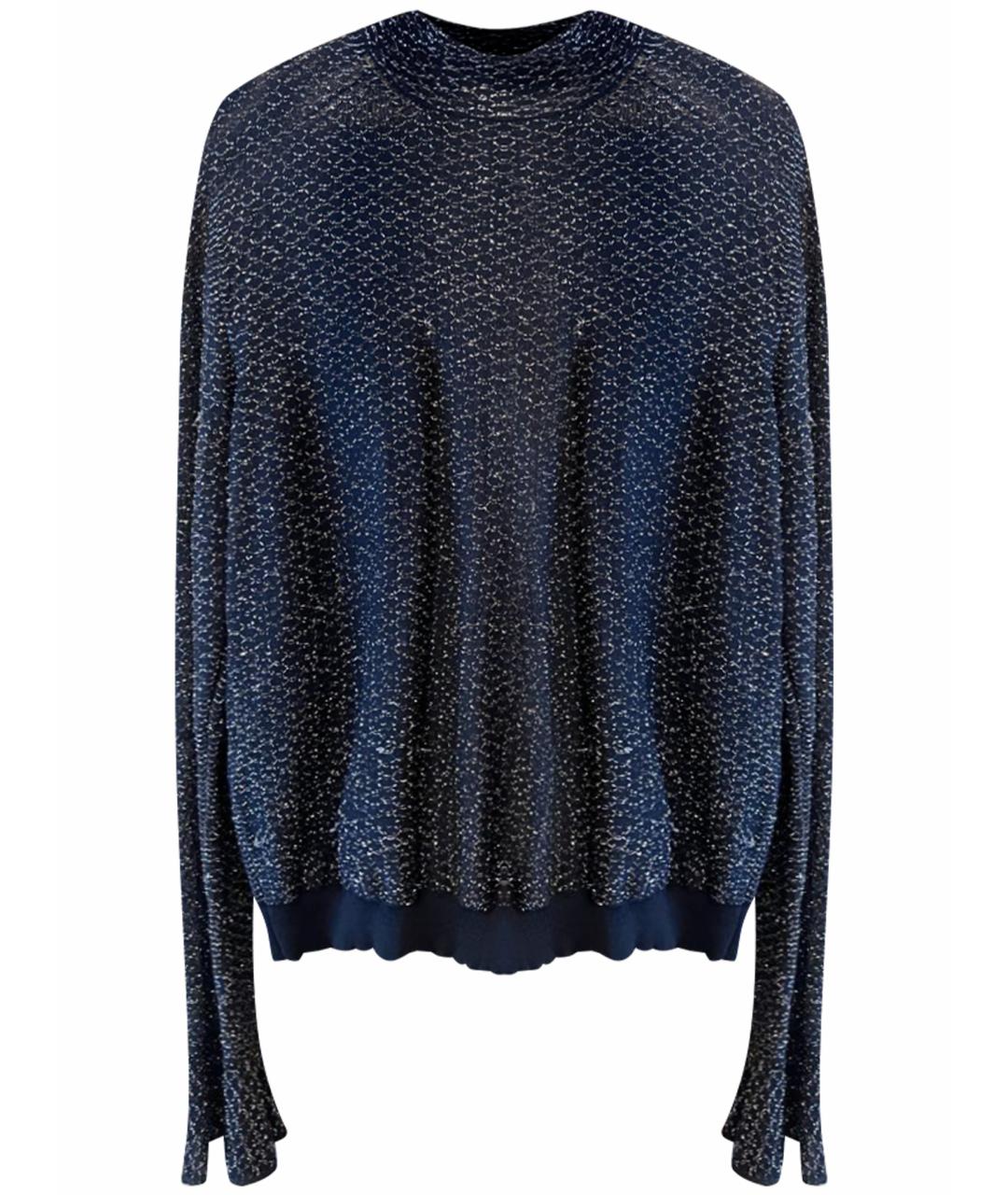 CHLOE Темно-синяя вискозная водолазка, фото 1