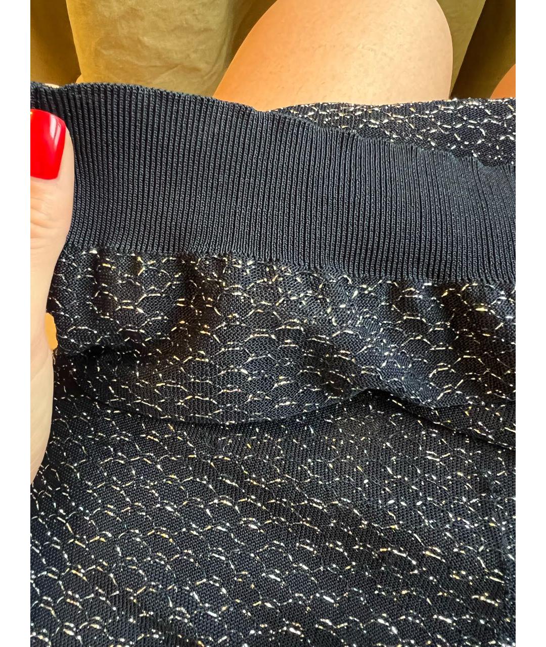 CHLOE Темно-синяя вискозная водолазка, фото 4