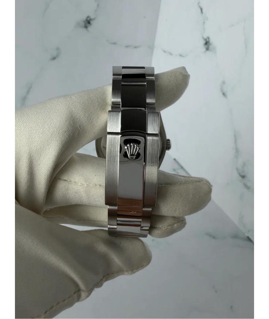 ROLEX Синие часы из белого золота, фото 6