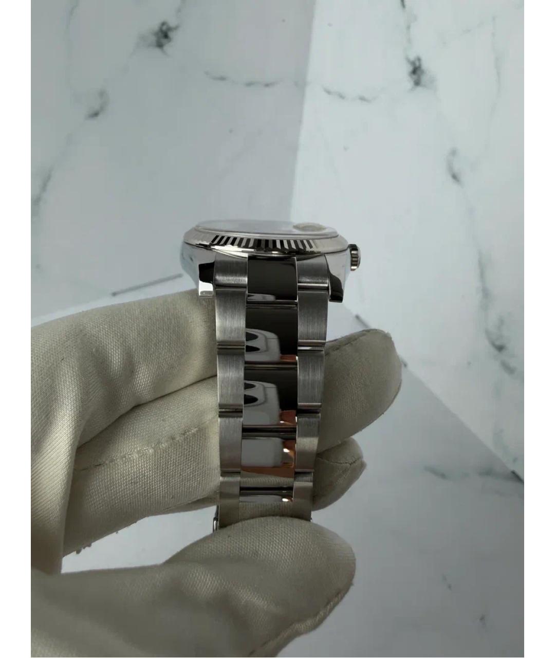 ROLEX Синие часы из белого золота, фото 5