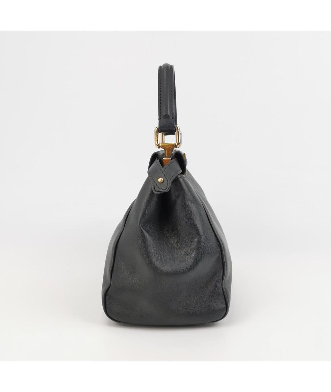 FENDI Черная кожаная сумка через плечо, фото 3