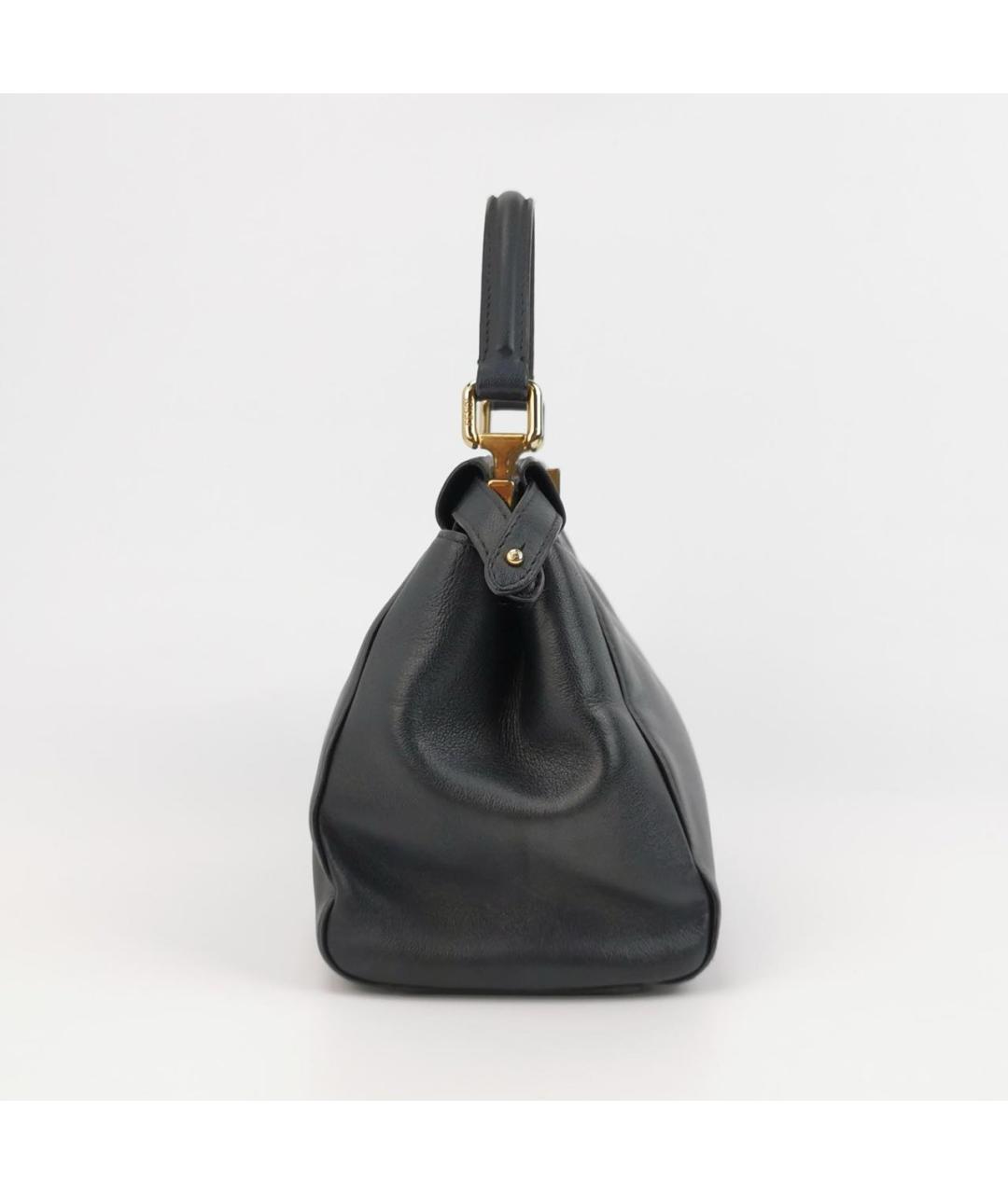 FENDI Черная кожаная сумка через плечо, фото 2