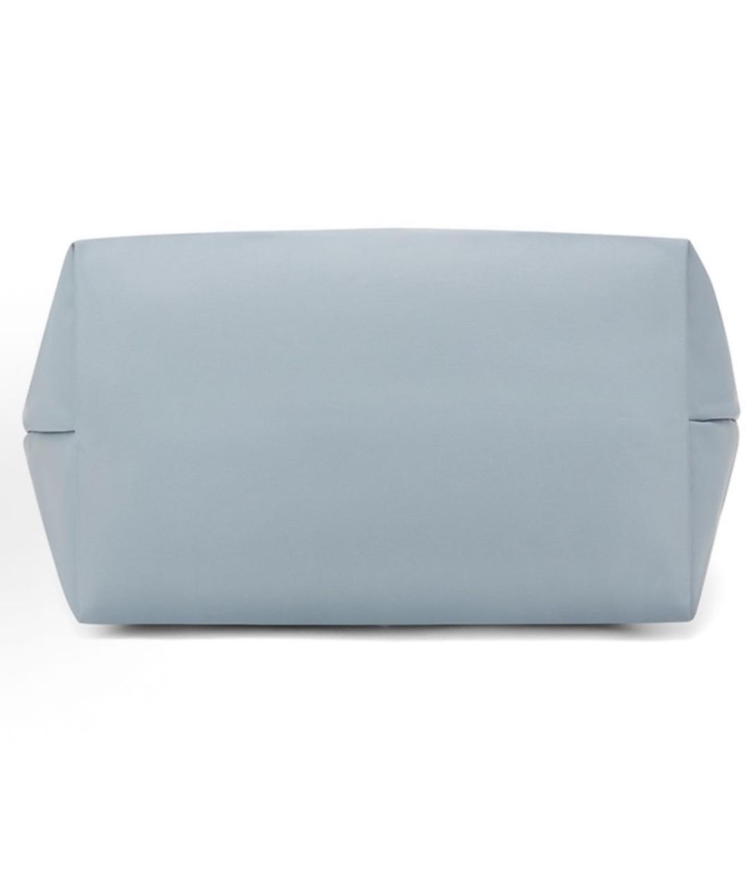 LONGCHAMP Голубая тканевая сумка тоут, фото 4