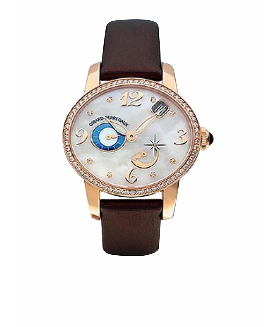 GIRARD PERREGAUX Бежевые часы из розового золота, фото 1